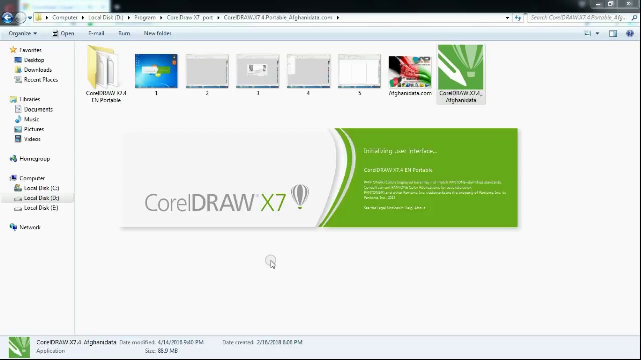 Kenapa corel draw x7 keygen tidak bisa terbuka di laptop windows 7
